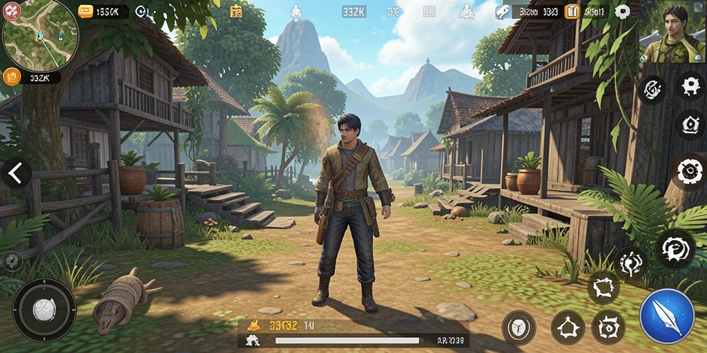 Gameplay intensif 33ZK yang penuh interaksi virtual.
