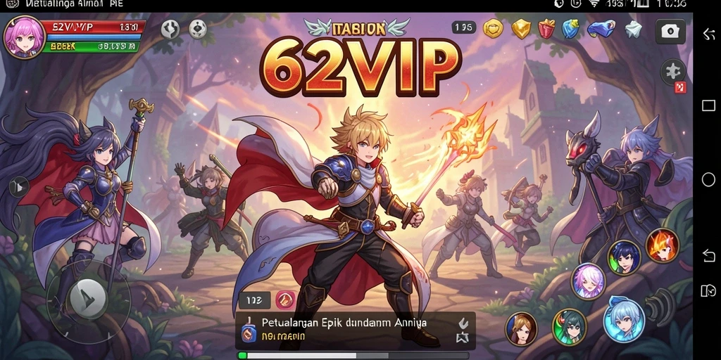 Gameplay seru dan karakter Anime yang menarik.