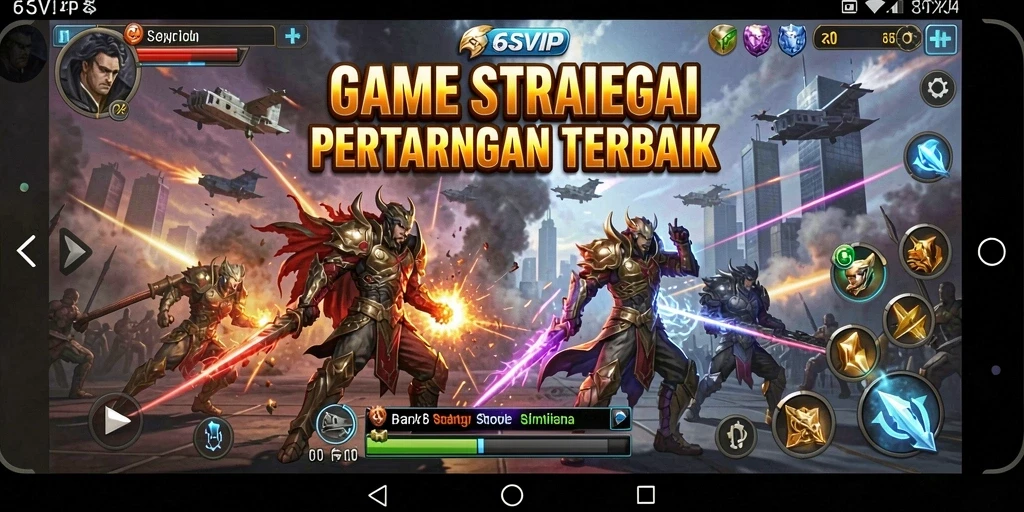 Tampilan gameplay 6SVIP yang menegangkan dan penuh strategi.