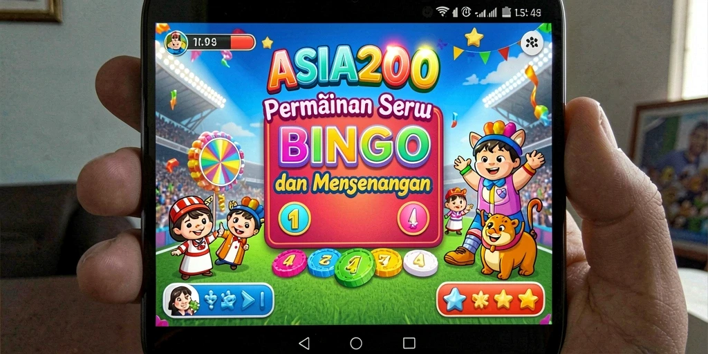 Screenshot gameplay ASIA200 menampilkan aksi seru permainan Bingo.