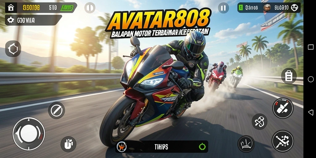 Gameplay menegangkan balapan motor di <strong>AVATAR808</strong> dengan grafik yang memukau.