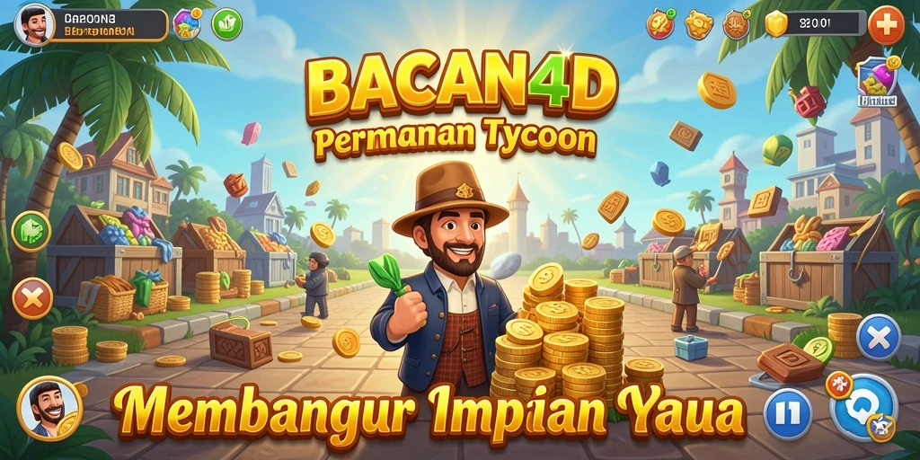 Screenshot gameplay BACAN4D menampilkan suasana manajemen Tycoon yang seru.