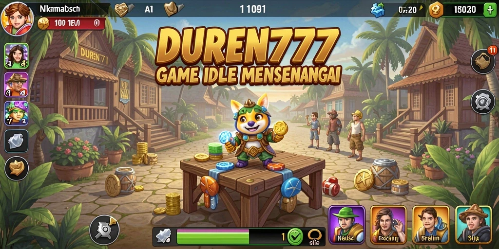 Tampilan game Idle DUREN777 yang menarik dan mengasyikkan.