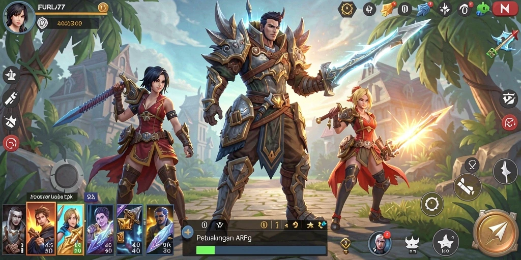 Tampilan menarik dari gameplay FURLA77 yang penuh aksi.