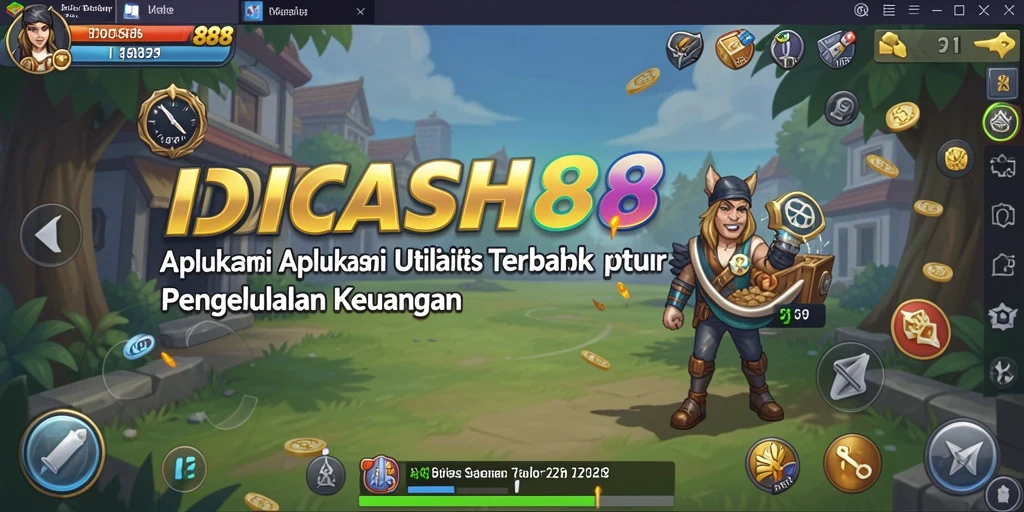 Tampilan antarmuka IDCASH88 yang sederhana dan informatif.