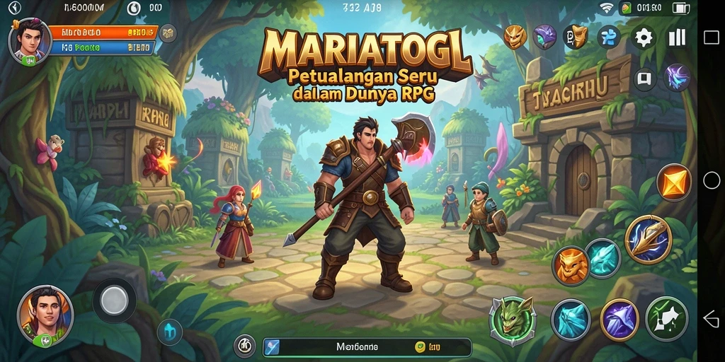 Tampilan gameplay RPG di MARIATOGL dengan aksi seru dan grafis menawan.