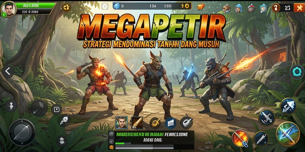Tampilan gameplay seru dalam MEGAPETIR yang memikat.