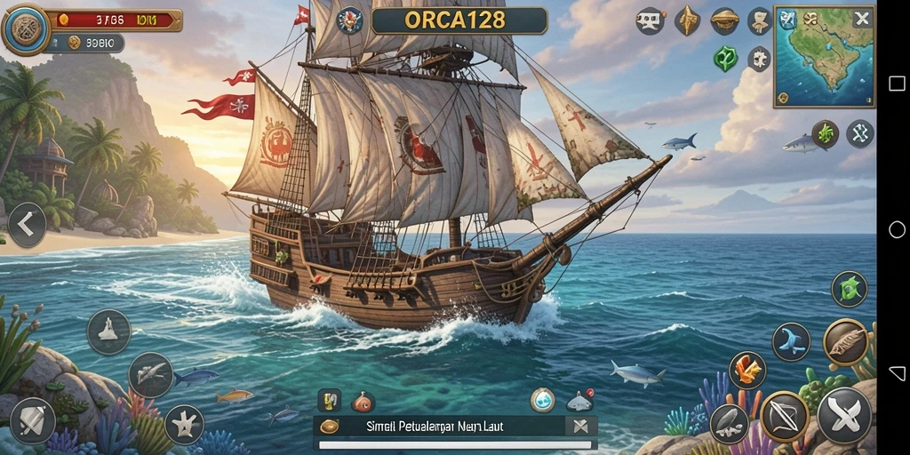 Gameplay menarik di kedalaman laut dengan misi menantang.