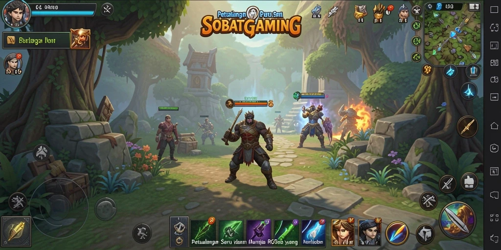 Tampilan gameplay SOBATGAMING yang mendebarkan dan penuh aksi.