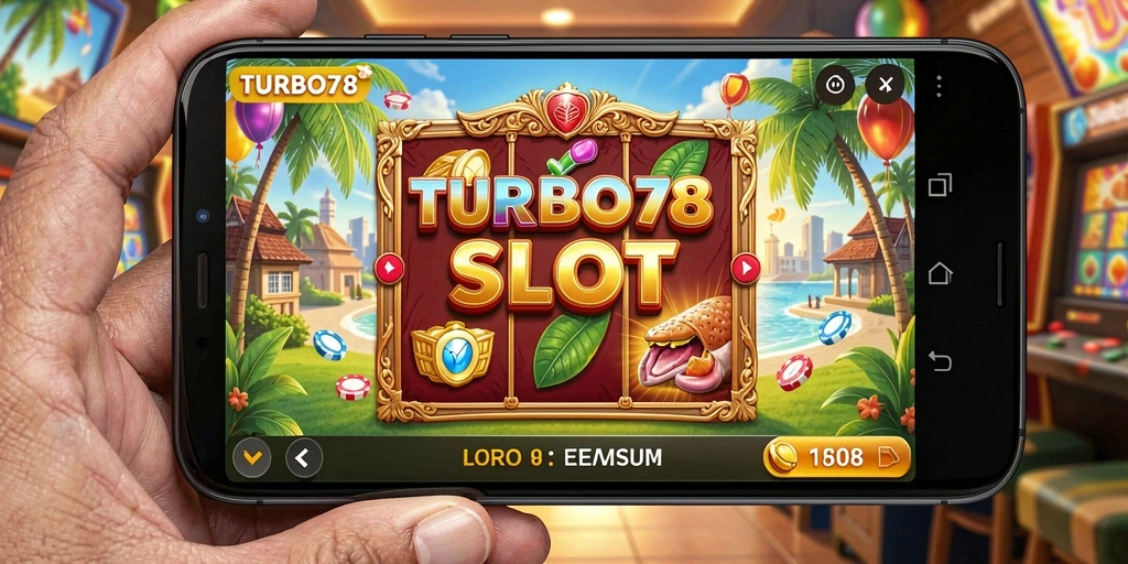 Screenshot TURBO78 menampilkan gameplay slot yang menarik dan seru.