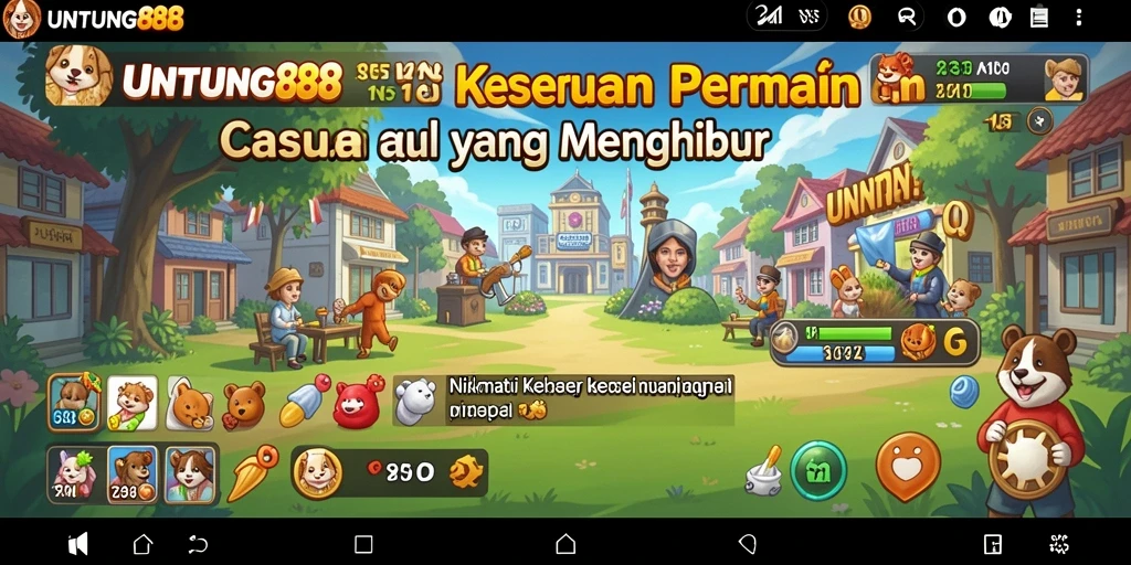 Tangkapan layar gameplay UNTUNG88 yang penuh warna dan menarik.