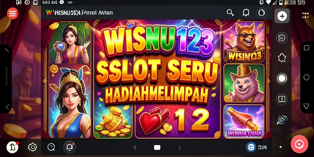 Tampilan menarik dari gameplay WISNU123 Slot.